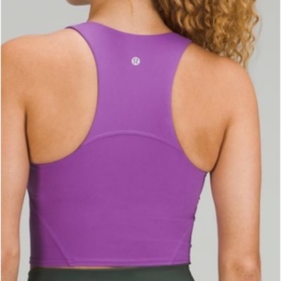 LULULEMON INVIGORATE TRAIN TANK SIZE 4 PURPLE COLOR NWT - Picture 4 of 6